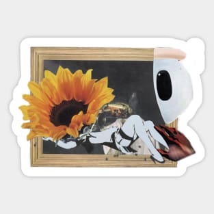 Lay Back ft. Banksy and Sunflowers Sticker